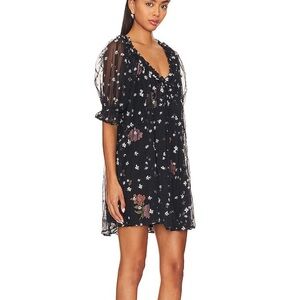 Free People With Love Mesh Mini Dresss